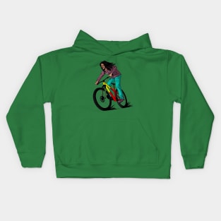 Riding a bike with Bob Kids Hoodie